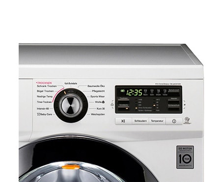 LG Waschtrockner mit 6 Motion DirectDrive™-Technologie. 8 kg Waschen / 4 kg Trocknen., F1496AD3