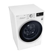 LG Waschtrockner mit 1.400 U./Min. | Energieeffizienzklasse E | 8 kg Waschen | 6 kg Trocknen | Weiß mit weißem Bullaugenring | F14WD86TN1B, F14WD86TN1B