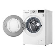 LG Waschtrockner mit 1.400 U./Min. | Energieeffizienzklasse E | 8 kg Waschen | 6 kg Trocknen | Weiß mit weißem Bullaugenring | F14WD86TN1B, F14WD86TN1B