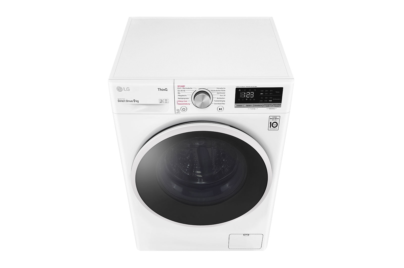 LG Waschmaschine | 9 kg | 1400 U/Min| AI DD™ | Steam | Neue Wohlfühl-Trommel | ThinQ®, F4VT4W9KG