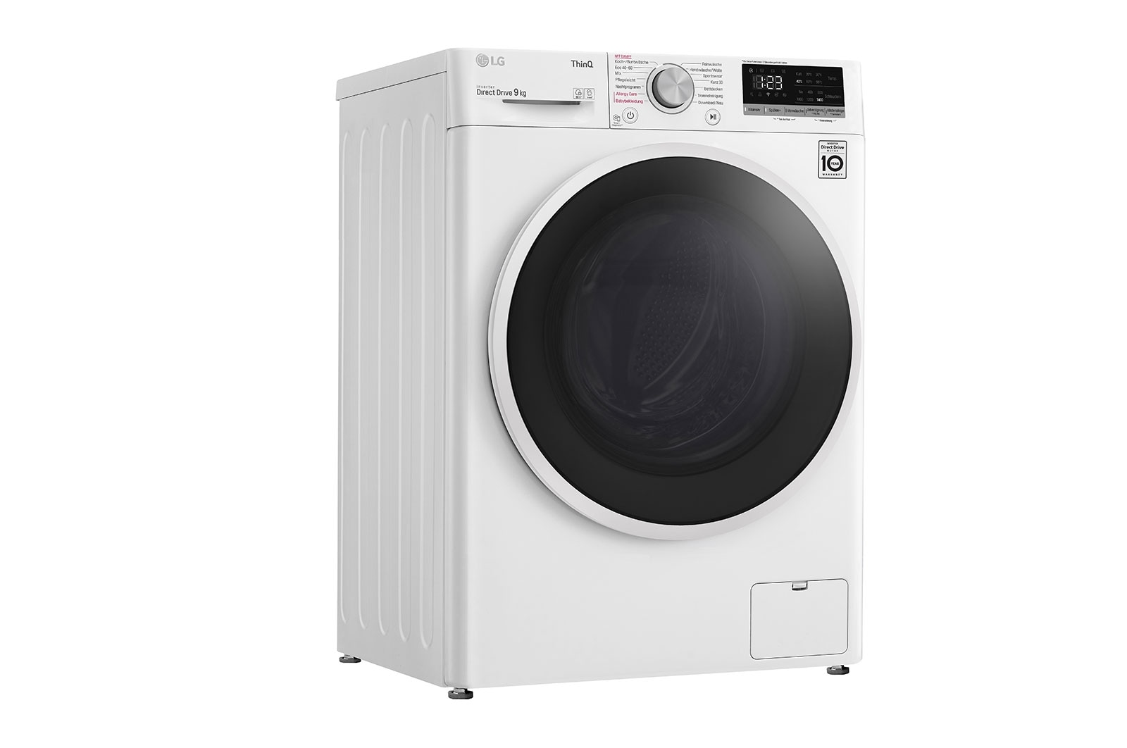 LG Waschmaschine | 9 kg | 1400 U/Min| AI DD™ | Steam | Neue Wohlfühl-Trommel | ThinQ®, F4VT4W9KG