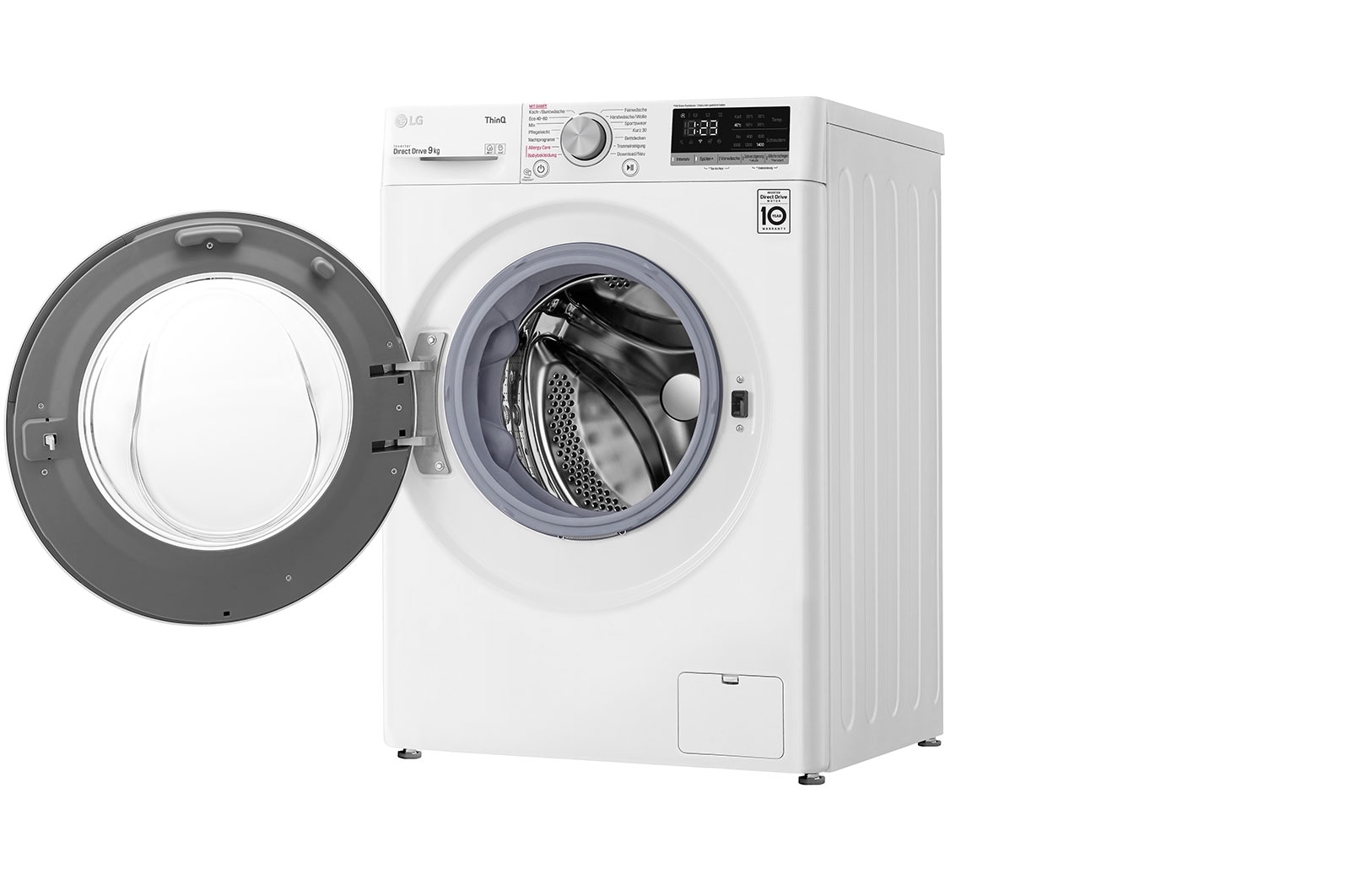 LG Waschmaschine | 9 kg | 1400 U/Min| AI DD™ | Steam | Neue Wohlfühl-Trommel | ThinQ®, F4VT4W9KG