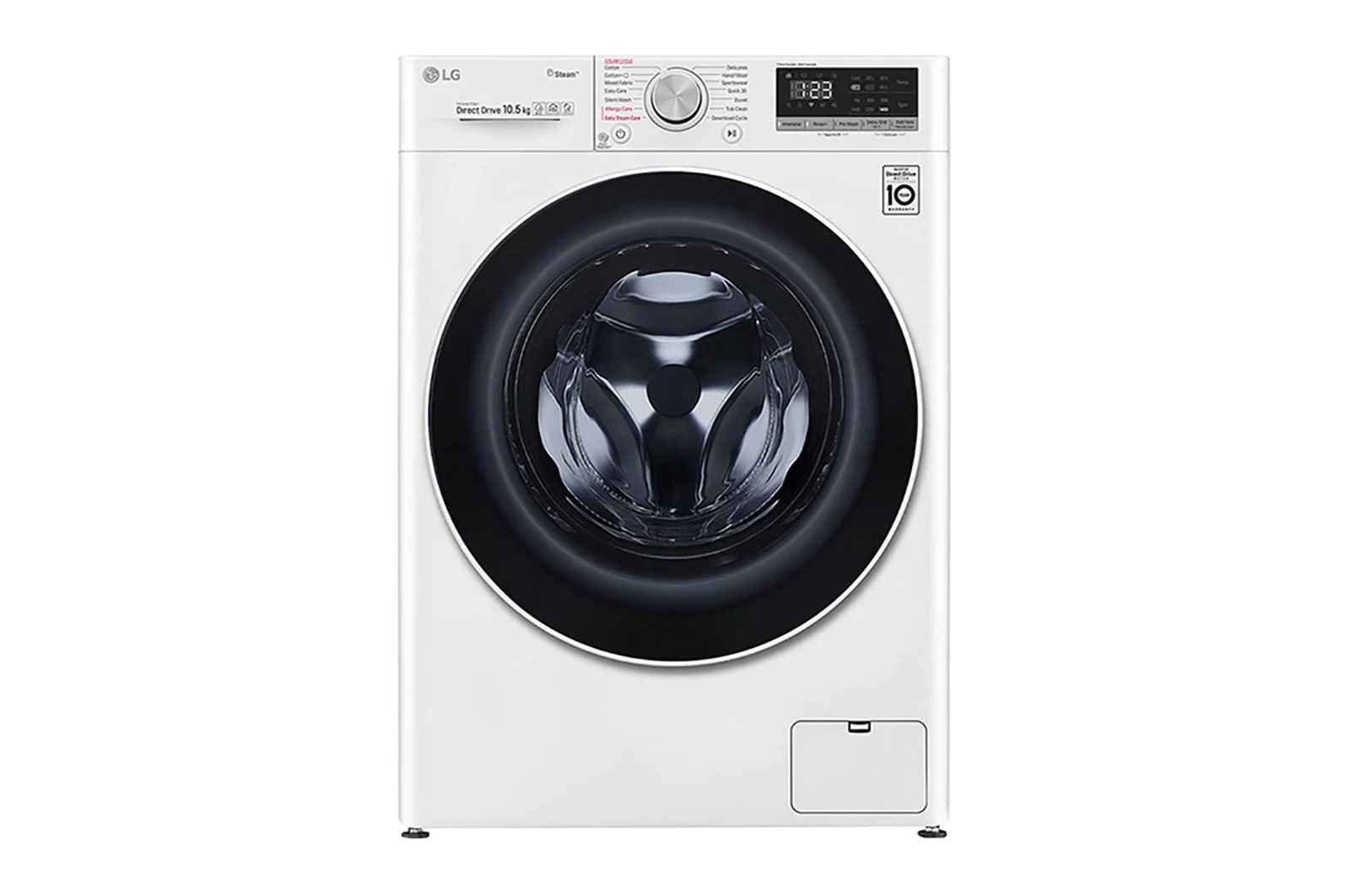 LG Waschmaschine | 10,5 kg | Energieeffizienzklasse B | AI DD® | Steam | TurboWash® | ThinQ®, F4WV510S0E