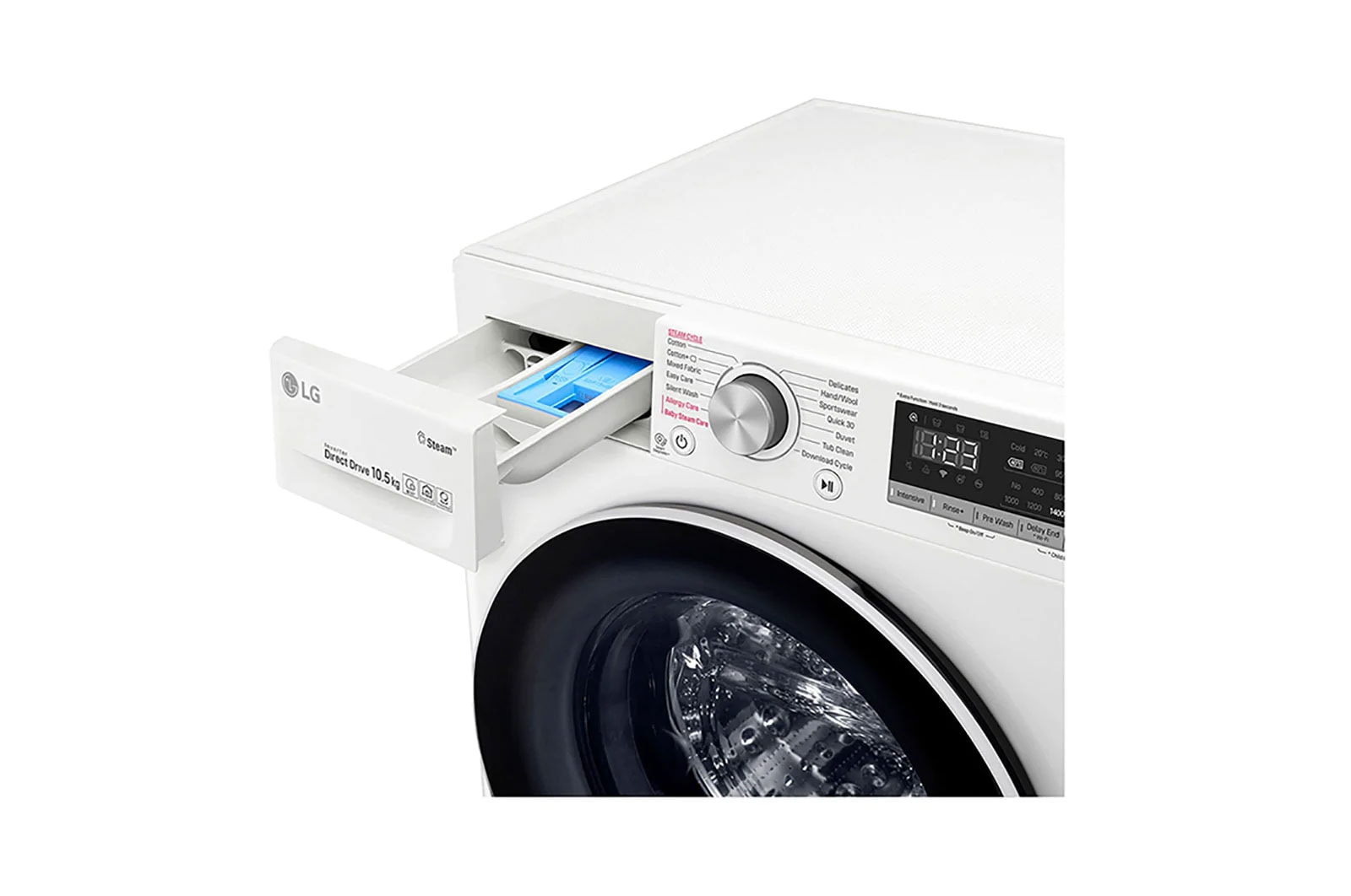 LG Waschmaschine | 10,5 kg | Energieeffizienzklasse B | AI DD® | Steam | TurboWash® | ThinQ®, F4WV510S0E