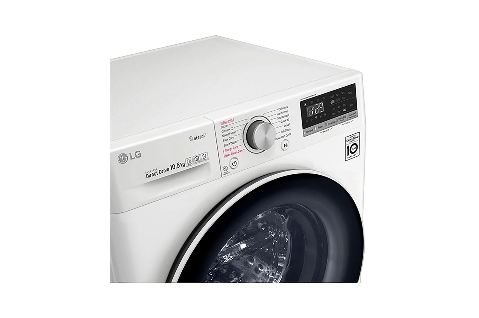 LG Waschmaschine | 10,5 kg | Energieeffizienzklasse B | AI DD® | Steam | TurboWash® | ThinQ®, F4WV510S0E