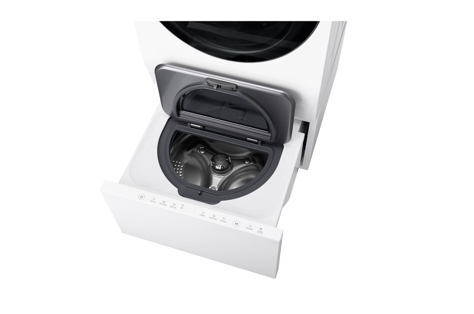 LG SIGNATURE TWINWash™ Waschtrockner | 12 kg + 2 kg Waschen | 7 kg Trocknen | SpaSteam™ | Inverter DirectDrive™ | SmartThinQ™, LSWD100W