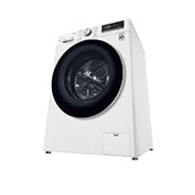 LG Waschtrockner mit 1.400 U./Min. | Energieeffizienzklasse E | 8 kg Waschen | 6 kg Trocknen | Weiß mit weißem Bullaugenring | V4WD860B, V4WD860B