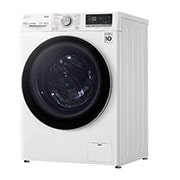 LG Waschtrockner mit 1.400 U./Min. | Energieeffizienzklasse E | 8 kg Waschen | 6 kg Trocknen |  Weiß mit silbernem Bullaugenring  | V4WD86S1B, V4WD86S1B