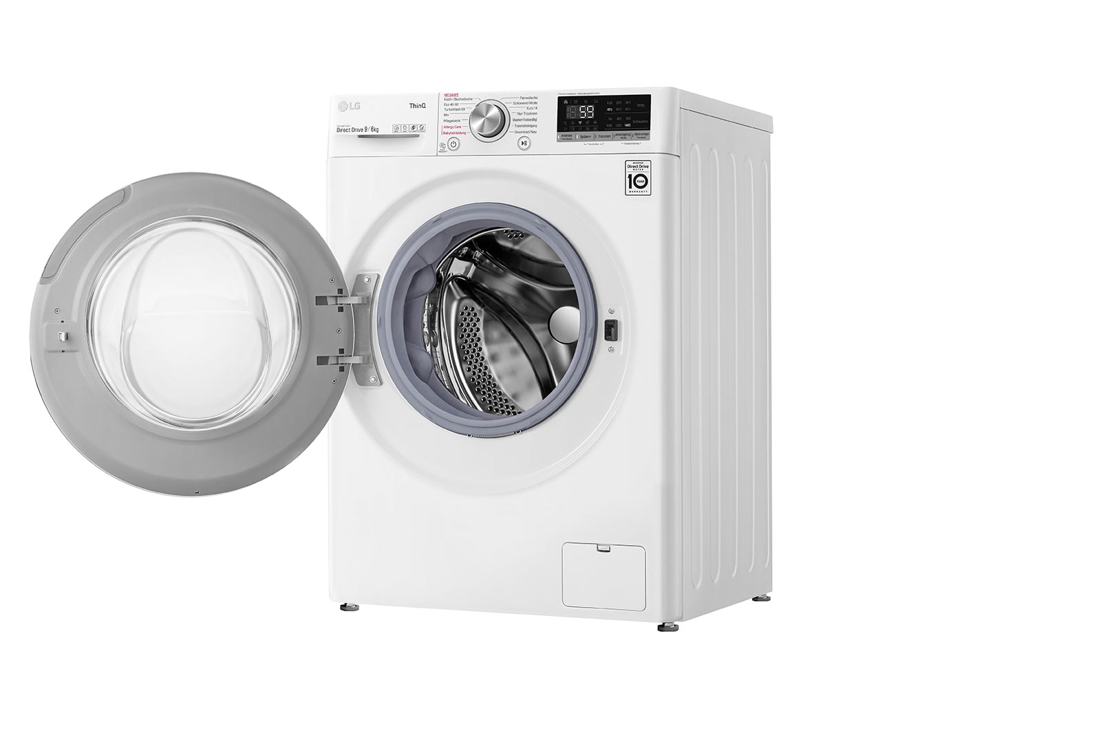 LG Waschtrockner Weiß (9 kg / 6 kg, 1.400 U./Min.) mit AI DD® | V5WD961, V5WD961