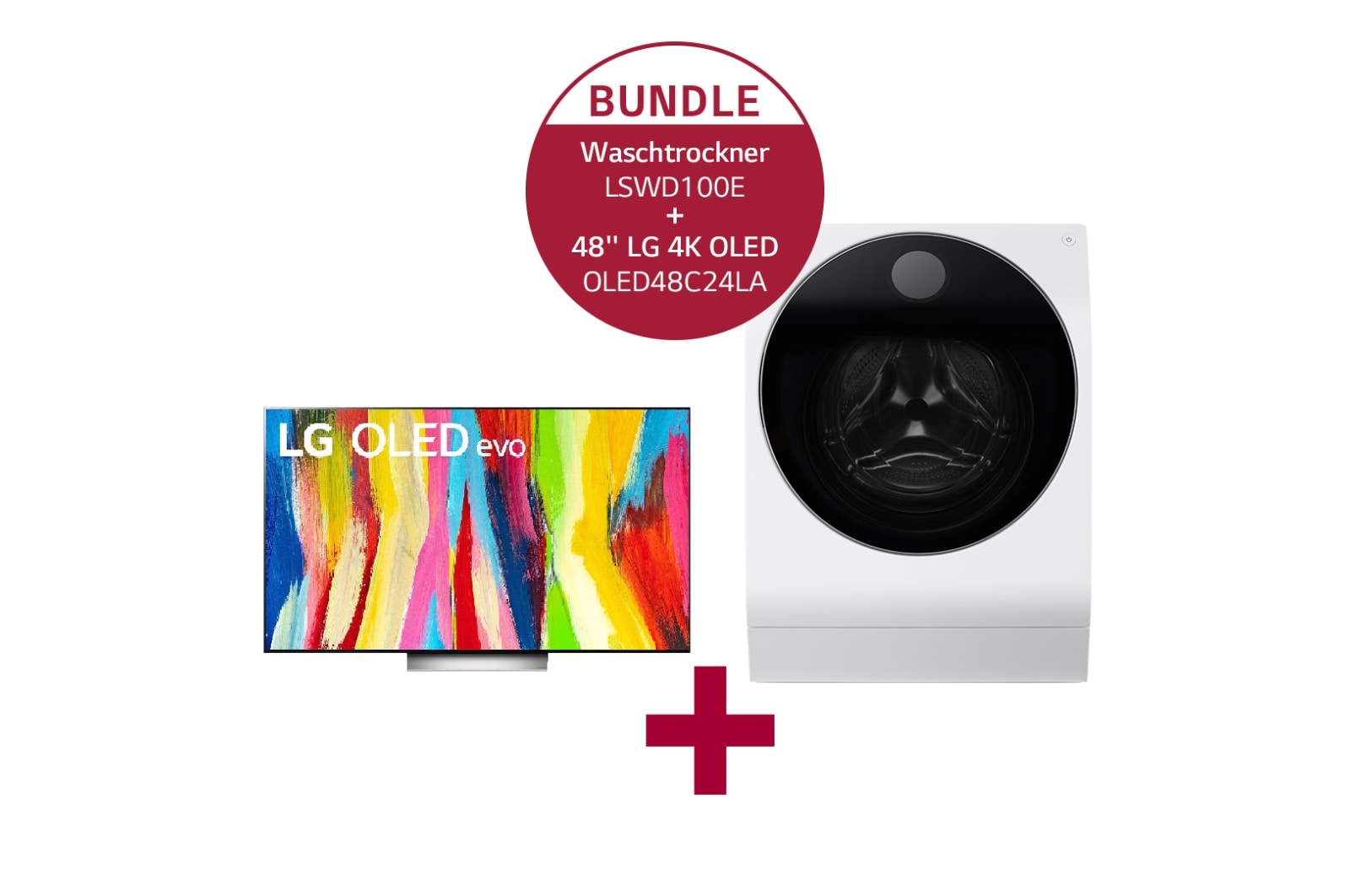 LG Waschtrockner mit AI DD® | 9 kg Waschen | V5WD961 & LG XBOOM Go PN7 Bluetooth Speaker, V5WD961 PN7