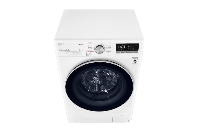 LG Waschtrockner (9 kg / 6 kg, 1.400 U./Min.) mit AI DD®, Steam & TurboWash® | V5WD96H1, V5WD96H1