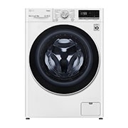 LG Waschtrockner mit 1.400 U./Min. | 9 kg Waschen | 6 kg Trocknen | Weiß mit weißem Bullaugenring | V5WD96TW0, V5WD96TW0