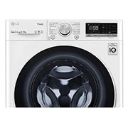 LG Waschtrockner mit 1.400 U./Min. | 9 kg Waschen | 6 kg Trocknen | Weiß mit weißem Bullaugenring | V5WD96TW0, V5WD96TW0