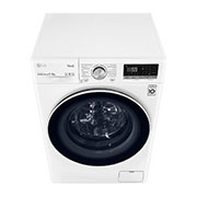 LG Waschtrockner mit 1.400 U./Min. | 9 kg Waschen | 6 kg Trocknen | Weiß mit weißem Bullaugenring | V5WD96TW0, V5WD96TW0