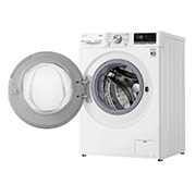 LG Waschtrockner Weiß (9 kg / 6 kg, 1.400 U./Min.) mit AI DD®, Steam & TurboWash® 360° | V7WD906A, V7WD906A