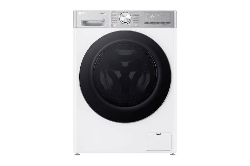 Vorderseite von Waschmaschine Weiß (EEK A-40%, 9 kg, 1.360 U./Min.) mit Steam & TurboWash® 360 | F4WR9592E F4WR9592E