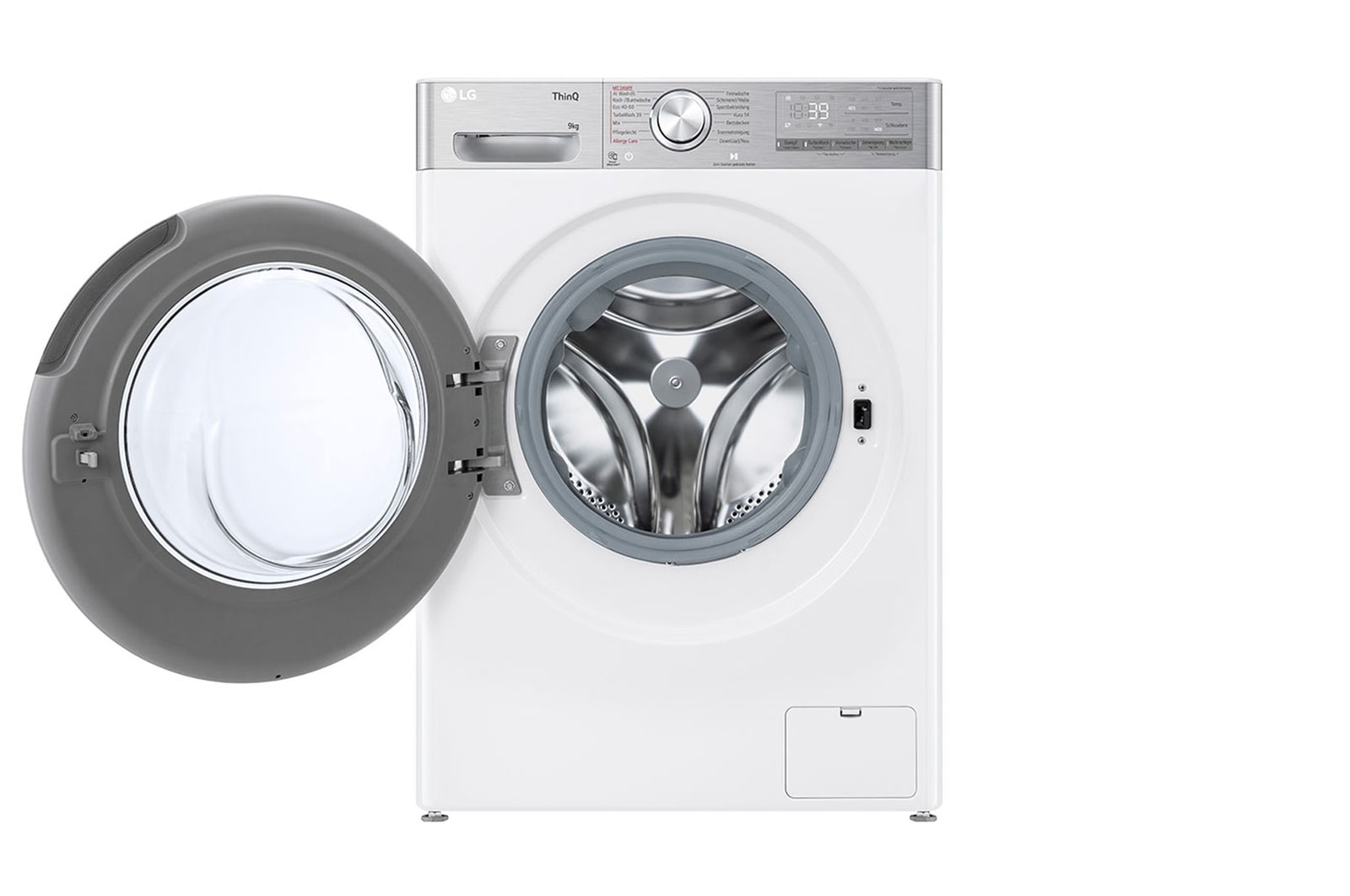 LG Waschmaschine Weiß (EEK A-40%, 9 kg, 1.360 U./Min.) mit Steam & TurboWash® 360 | F4WR9592E, F4WR9592E