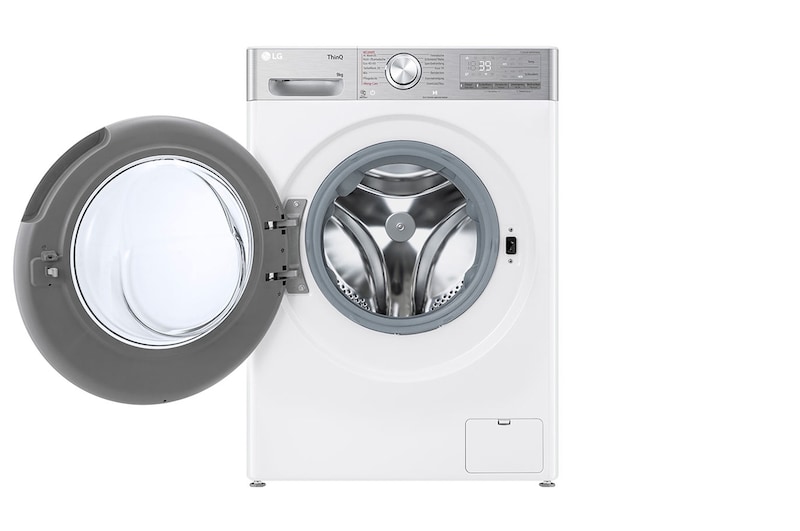 LG Waschmaschine Weiß (EEK A-40%, 9 kg, 1.360 U./Min.) mit Steam & TurboWash® 360 | F4WR9592E, F4WR9592E