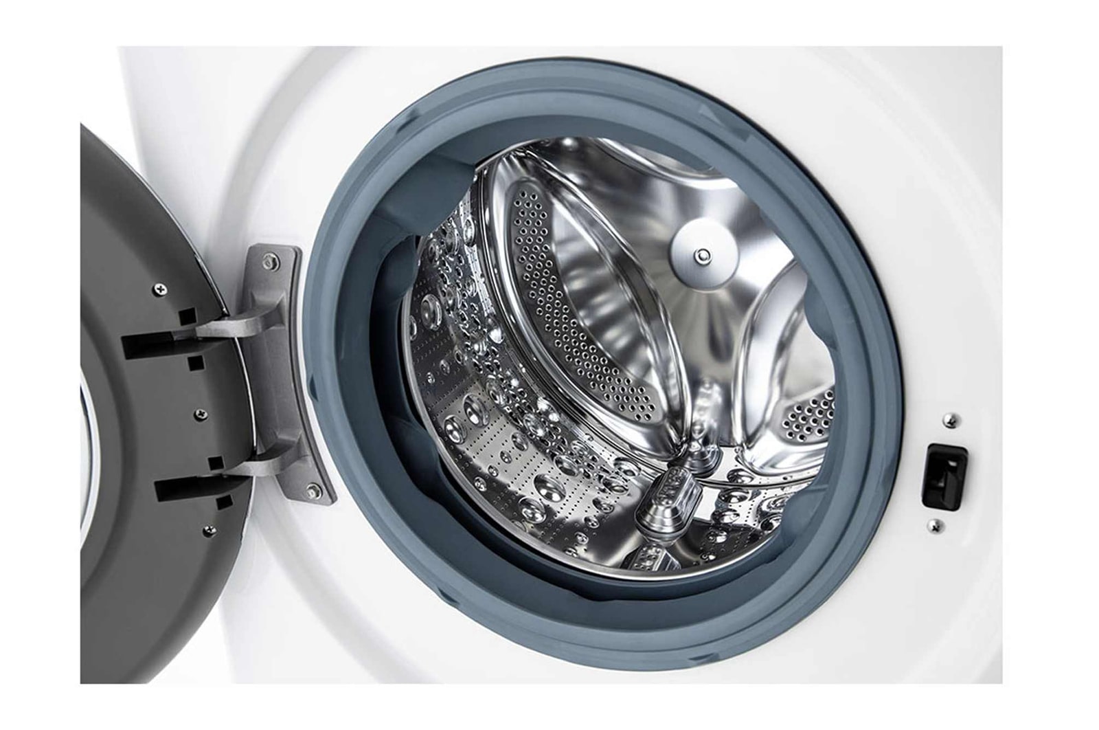 LG Waschmaschine Weiß (EEK A-40%, 9 kg, 1.360 U./Min.) mit Steam & TurboWash® 360 | F4WR9592E, F4WR9592E