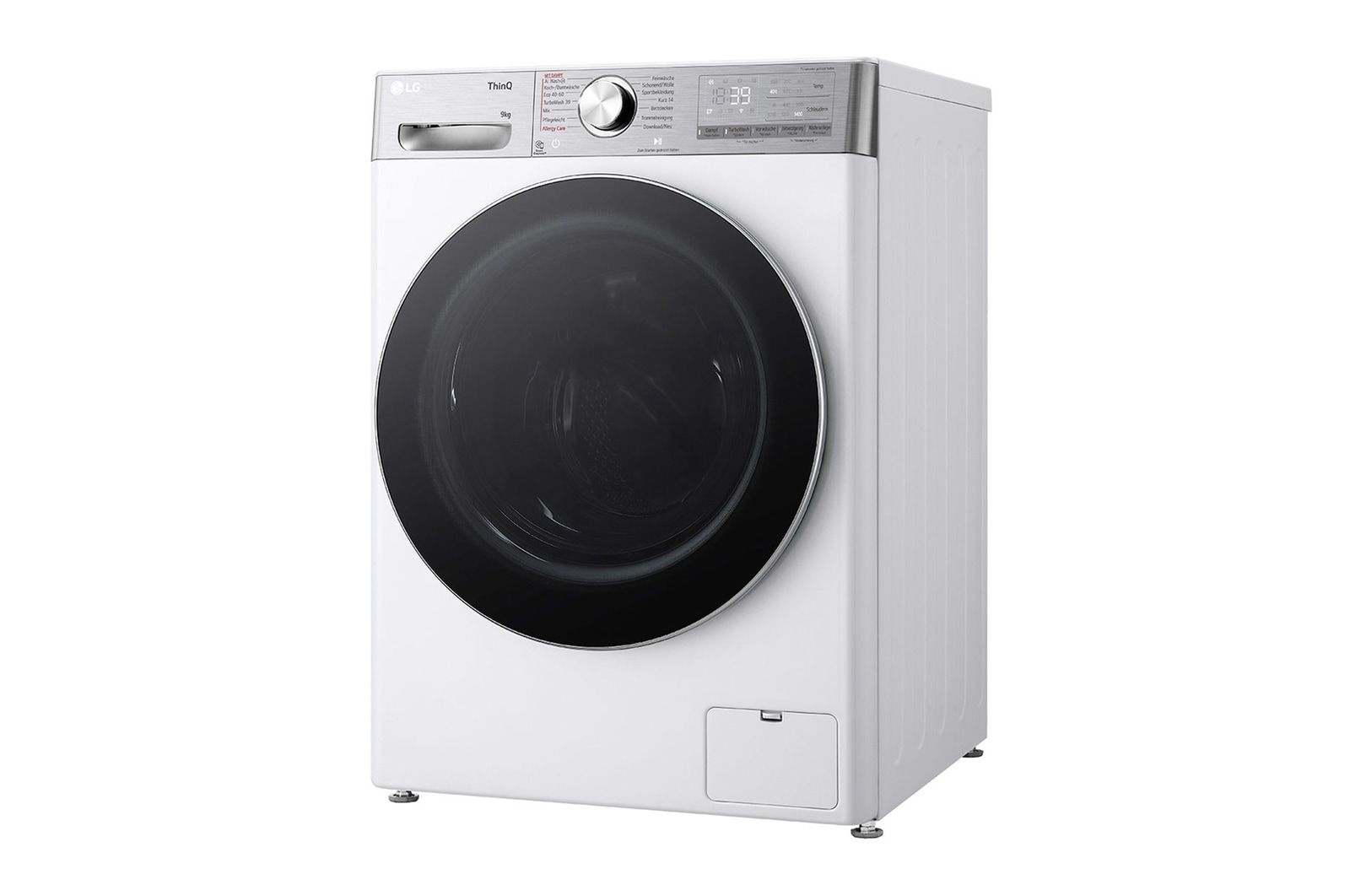 LG Waschmaschine Weiß (EEK A-40%, 9 kg, 1.360 U./Min.) mit Steam & TurboWash® 360 | F4WR9592E, F4WR9592E