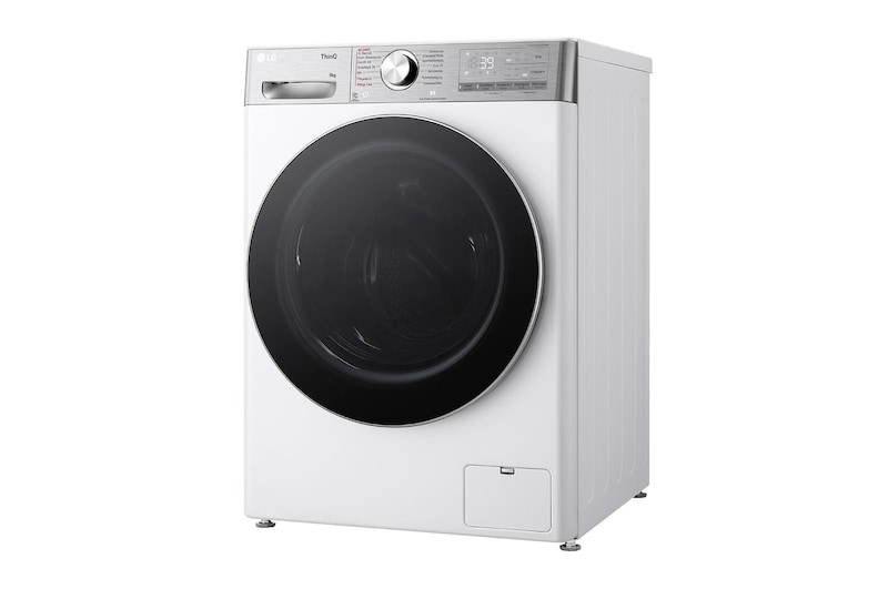 LG Waschmaschine Weiß (EEK A-40%, 9 kg, 1.360 U./Min.) mit Steam & TurboWash® 360 | F4WR9592E, F4WR9592E