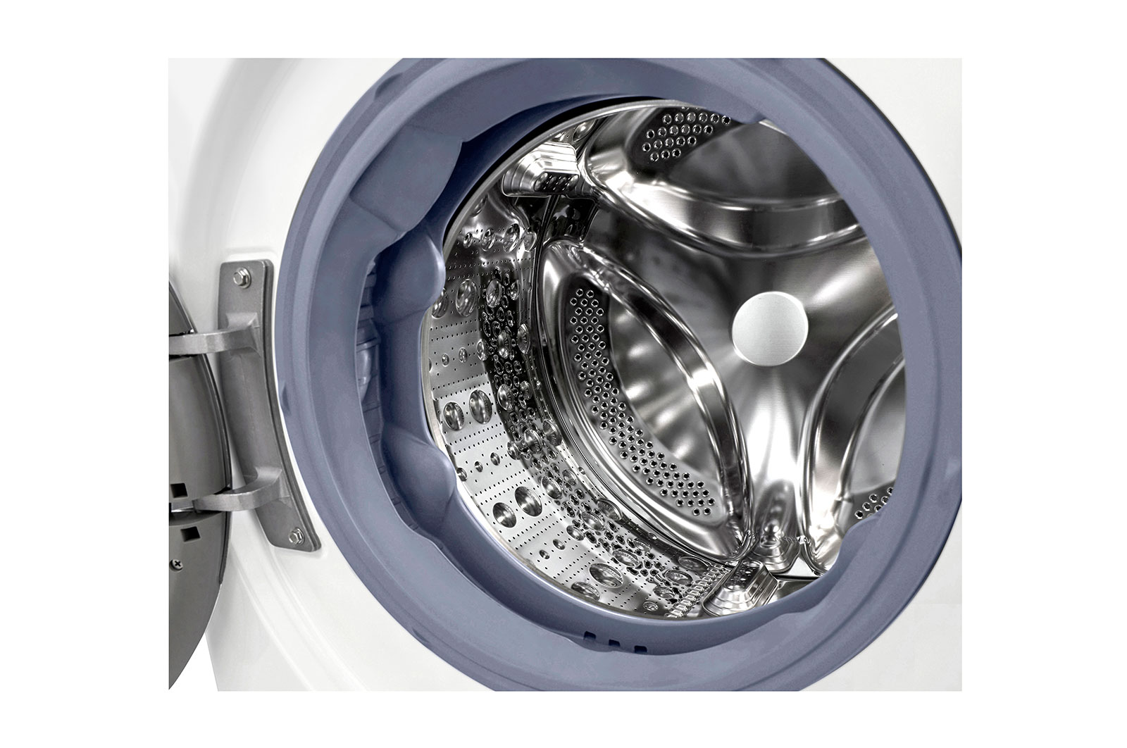 LG Waschtrockner mit 1400 U/Min. | 9 kg Waschen | 6 kg Trocknen | Weiß mit Chrome Bullaugenring | V7WD96AT2, V7WD96AT2