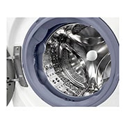 LG Waschtrockner mit 1400 U/Min. | 9 kg Waschen | 6 kg Trocknen | Weiß mit Chrome Bullaugenring | V7WD96AT2, V7WD96AT2