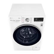 LG Waschtrockner mit 1400 U/Min. | 9 kg Waschen | 6 kg Trocknen | Weiß mit Chrome Bullaugenring | V7WD96AT2, V7WD96AT2