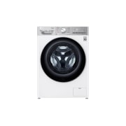 LG Waschtrockner mit 1400 U/Min. | 12 kg Waschen | 8 kg Trocknen | Weiß mit Chrome Bullaugenring | V9WD128H2, V9WD128H2