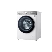 LG Waschtrockner mit 1400 U/Min. | 12 kg Waschen | 8 kg Trocknen | Weiß mit Chrome Bullaugenring | V9WD128H2, V9WD128H2