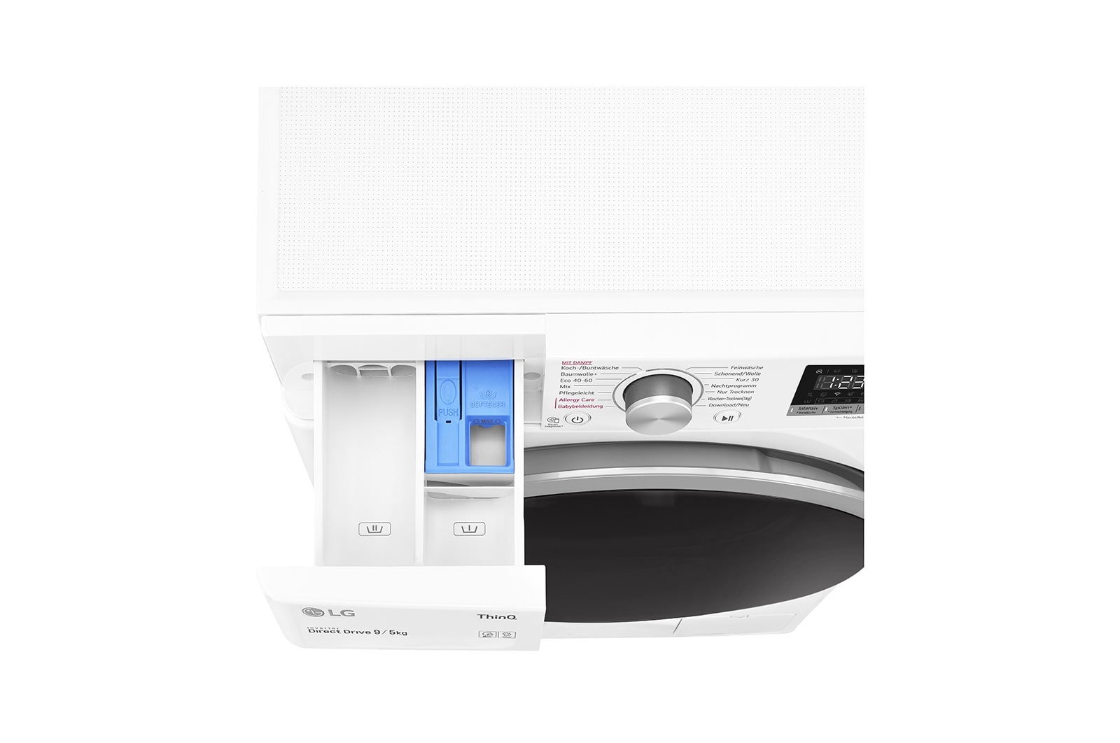 LG Waschtrockner | 1.400 U./Min. | 9 kg Waschen/ 5kg Trocknen | AI DD® | Steam, VT4WD950