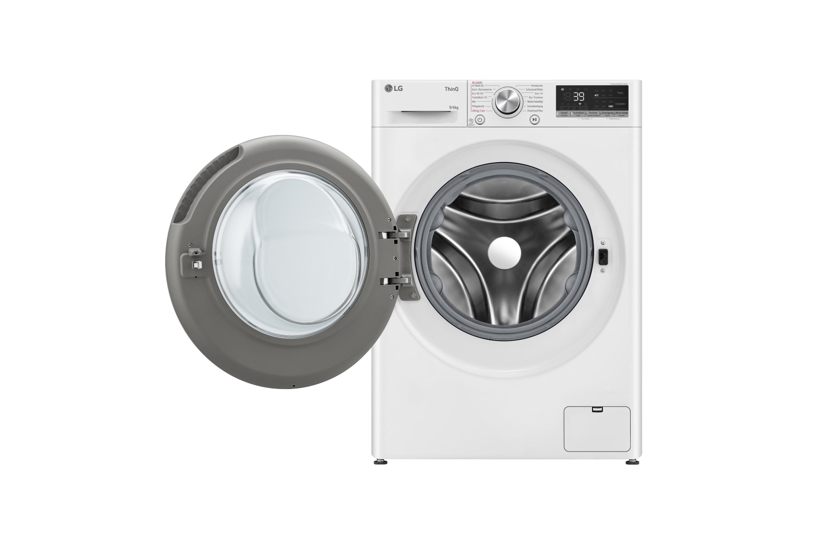 LG  Waschtrockner Weiß (D/A, 9 kg / 6 kg, 1.360 U./Min.) mit Steam & TurboWash® 360° | W4WR70961, W4WR70961-001