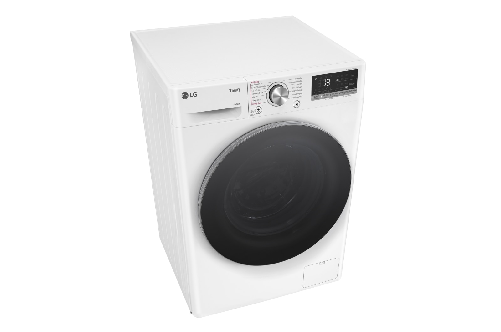 LG  Waschtrockner Weiß (D/A, 9 kg / 6 kg, 1.360 U./Min.) mit Steam & TurboWash® 360° | W4WR70961, W4WR70961-001