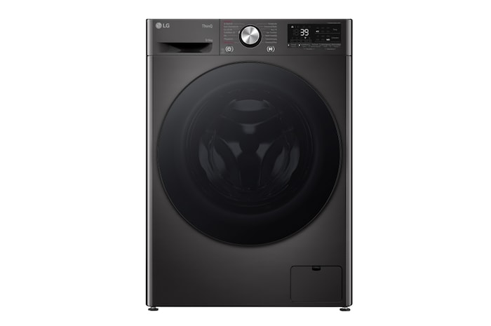 Vorderseite von Waschtrockner Schwarz (D/A, 9 kg / 6 kg, 1.360 U./Min.) mit Steam & TurboWash® 360° | W4WR7096YB