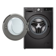 LG  Waschtrockner Schwarz (D/A, 9 kg / 6 kg, 1.360 U./Min.) mit Steam & TurboWash® 360° | W4WR7096YB, W4WR7096YB