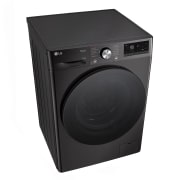 LG  Waschtrockner Schwarz (D/A, 9 kg / 6 kg, 1.360 U./Min.) mit Steam & TurboWash® 360° | W4WR7096YB, W4WR7096YB