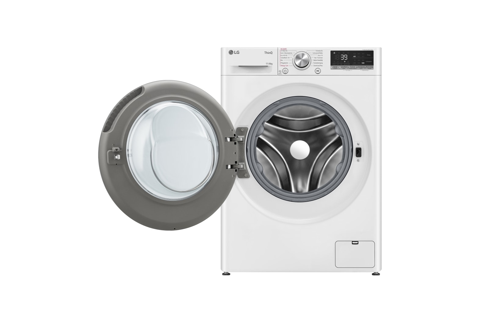 LG  Waschtrockner Weiß (D/A, 11 kg / 6 kg, 1.360 U./Min.) mit Steam & TurboWash® 360° | W4WR70E61, W4WR70E61