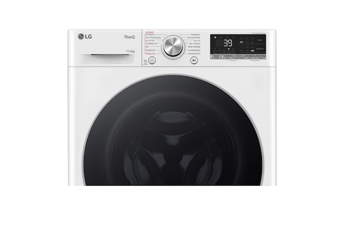 LG Waschtrockner Weiß (EEK D/A, 11 kg / 6 kg, 1.360 U./Min.) mit Steam & TurboWash® 360° | W4WR70E61, W4WR70E61