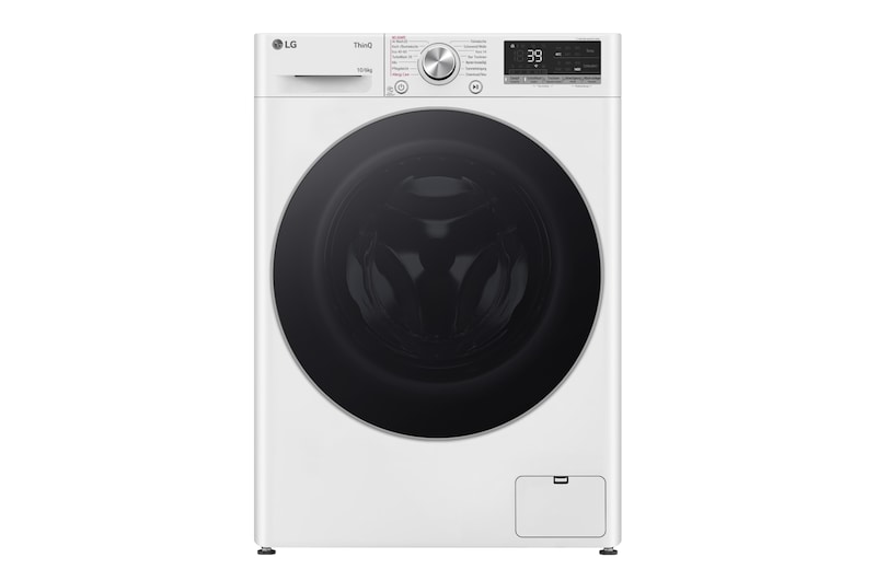 LG Waschtrockner Weiß (D/A, 10 kg / 6 kg, 1.360 U./Min.) mit Steam & TurboWash® 360° | W4WR70X61, W4WR70X61