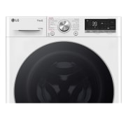 LG Waschtrockner (10 kg / 6 kg, 1.400 U./Min.), mit silbernem Bullaugenring | W4WR70X61, W4WR70X61