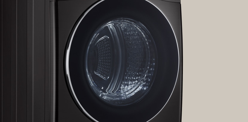 Tür des LG Trockners ist aus gehärtetem Glas