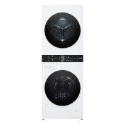 LG WashTower Weiß (Waschmaschine: EEK A, 12kg, 1350 U./Min.; Trockner: EEK C, 10kg) Waschmaschine & Trockner in einem Gerät I WT1210WWF, WT1210WWF