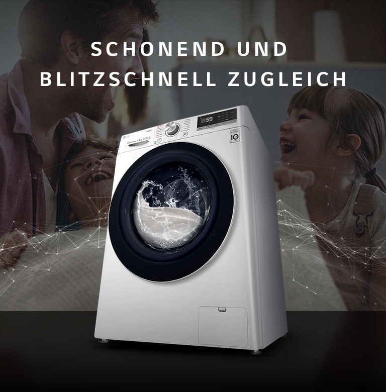 LG Waschmaschine für 8kg mit AI LG DE DD® | F4WV708P1E 