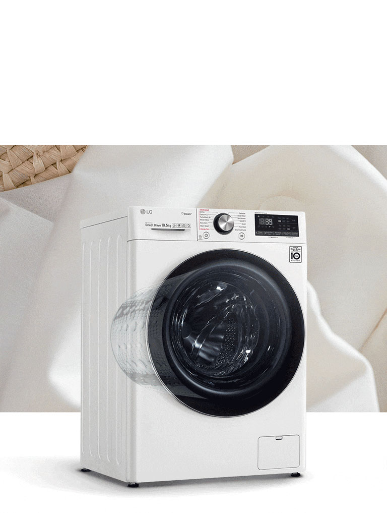 LG Waschmaschine mit 10,5 kg Kapazität DE | LG | F6WV710P1