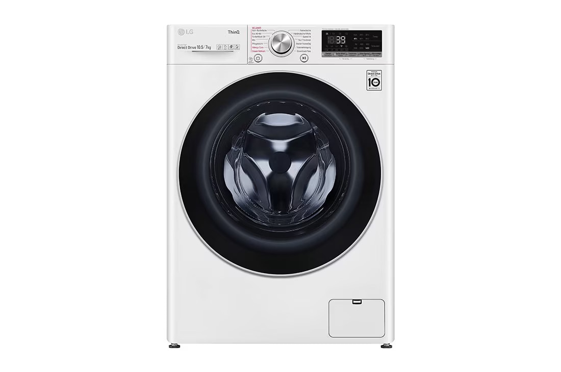 LG Waschtrockner Weiß (10,5 kg / 7 kg) | V7WD107H2E, V7WD107H2E