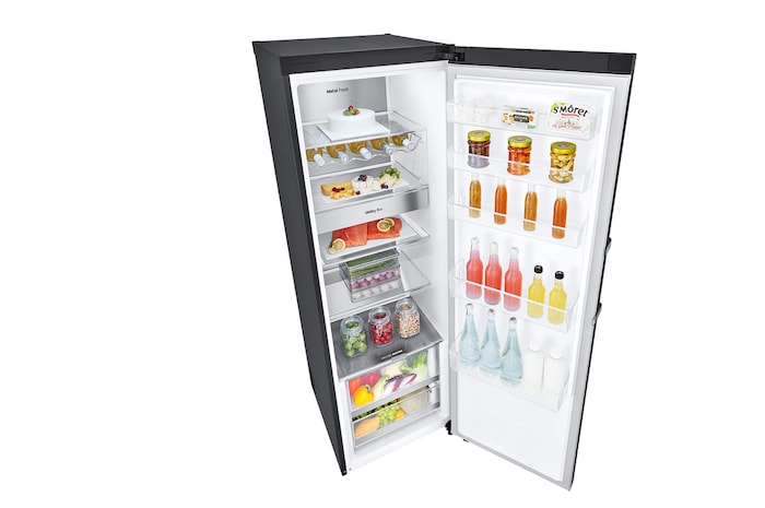 LG Freistehender Kühlschrank (EEK C, 386L, 186 cm hoch) mit 77 kWh/a & Inverter Linear Compressor® | GLM71MCCSX, GLM71MCCSX