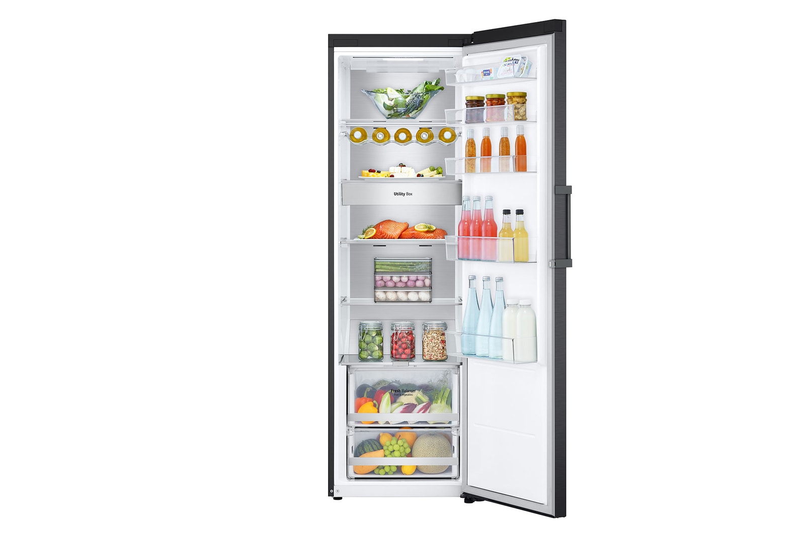 LG Freistehender Kühlschrank (EEK C, 386L, 186 cm hoch) mit 77 kWh/a & Inverter Linear Compressor® | GLM71MCCSX, GLM71MCCSX