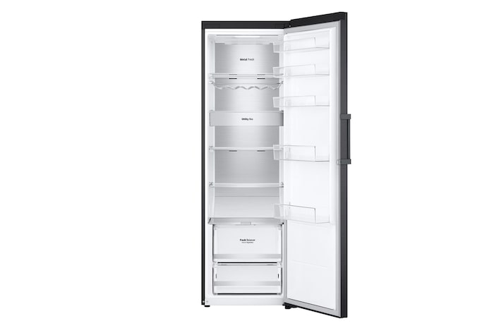 LG Freistehender Kühlschrank (EEK C, 386L, 186 cm hoch) mit 77 kWh/a & Inverter Linear Compressor® | GLM71MCCSX, GLM71MCCSX