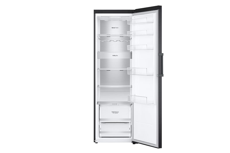 LG Freistehender Kühlschrank (EEK C, 386L, 186 cm hoch) mit 77 kWh/a & Inverter Linear Compressor® | GLM71MCCSX, GLM71MCCSX