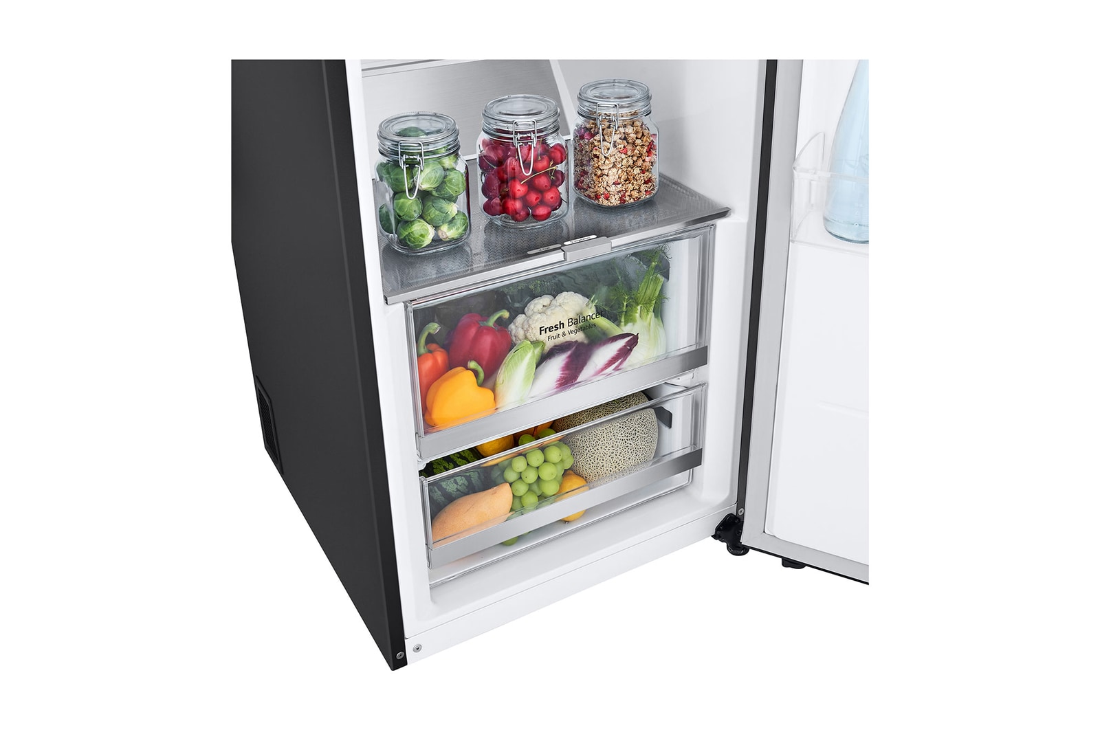 LG Freistehender Kühlschrank (EEK C, 386L, 186 cm hoch) mit 77 kWh/a & Inverter Linear Compressor® | GLM71MCCSX, GLM71MCCSX